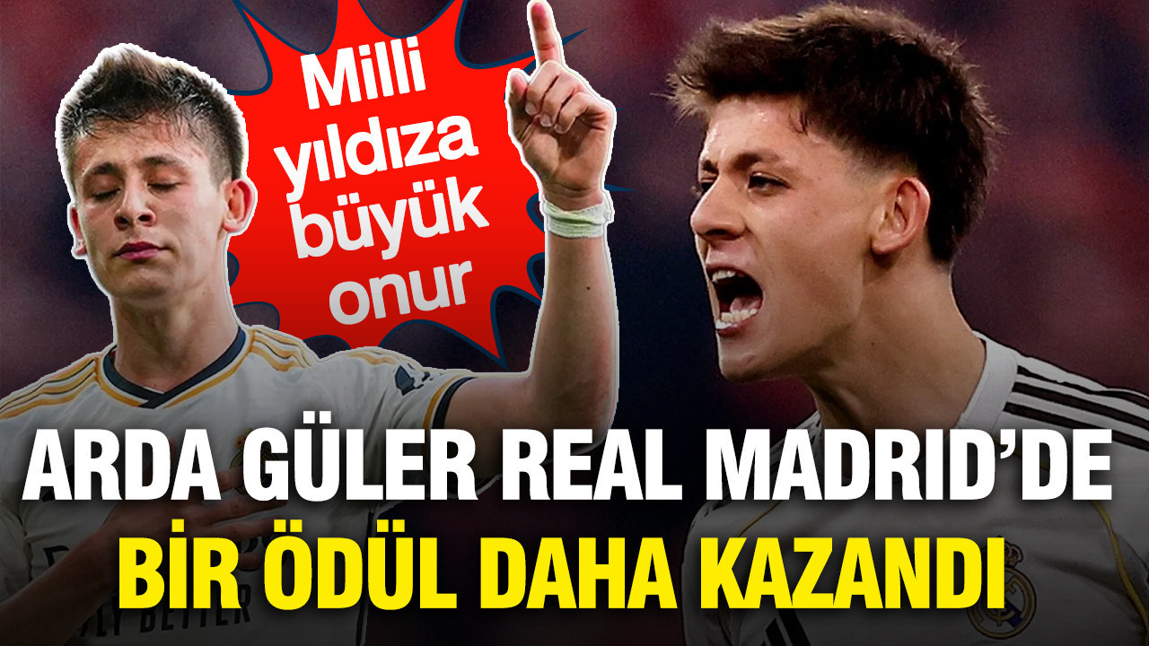 Arda Güler, Real Madrid’de Bir Ödül Daha Kazandı